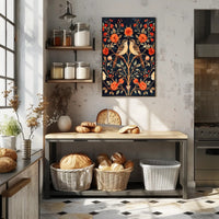 Floral Harmony Wall Art Print for Home Decor