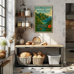 Discover Untamed Beauty American Samoa National Park Poster