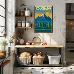 Discover Colorado Wall Art Print PosterGoat