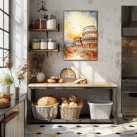 Colosseum At Sunset Poster