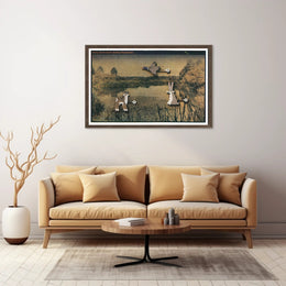 Mechanized Wildlife in Nature Poster