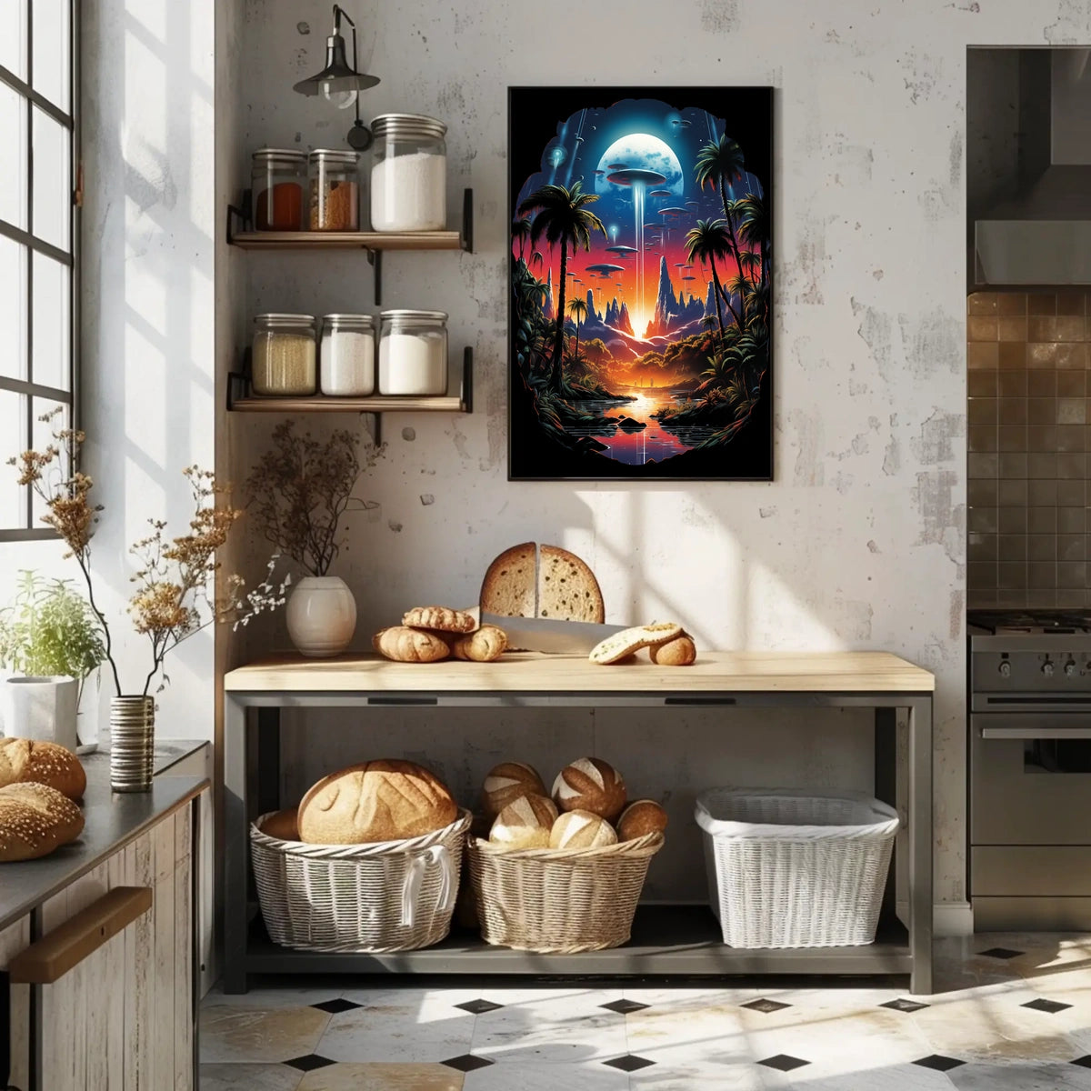 Cosmic Oasis Poster