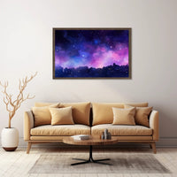 Celestial Cityscape Poster PosterGoat
