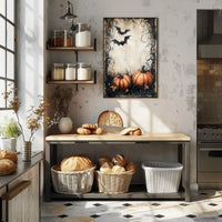 Halloween Vibe: Spooky Autumn Night Artistics Poster