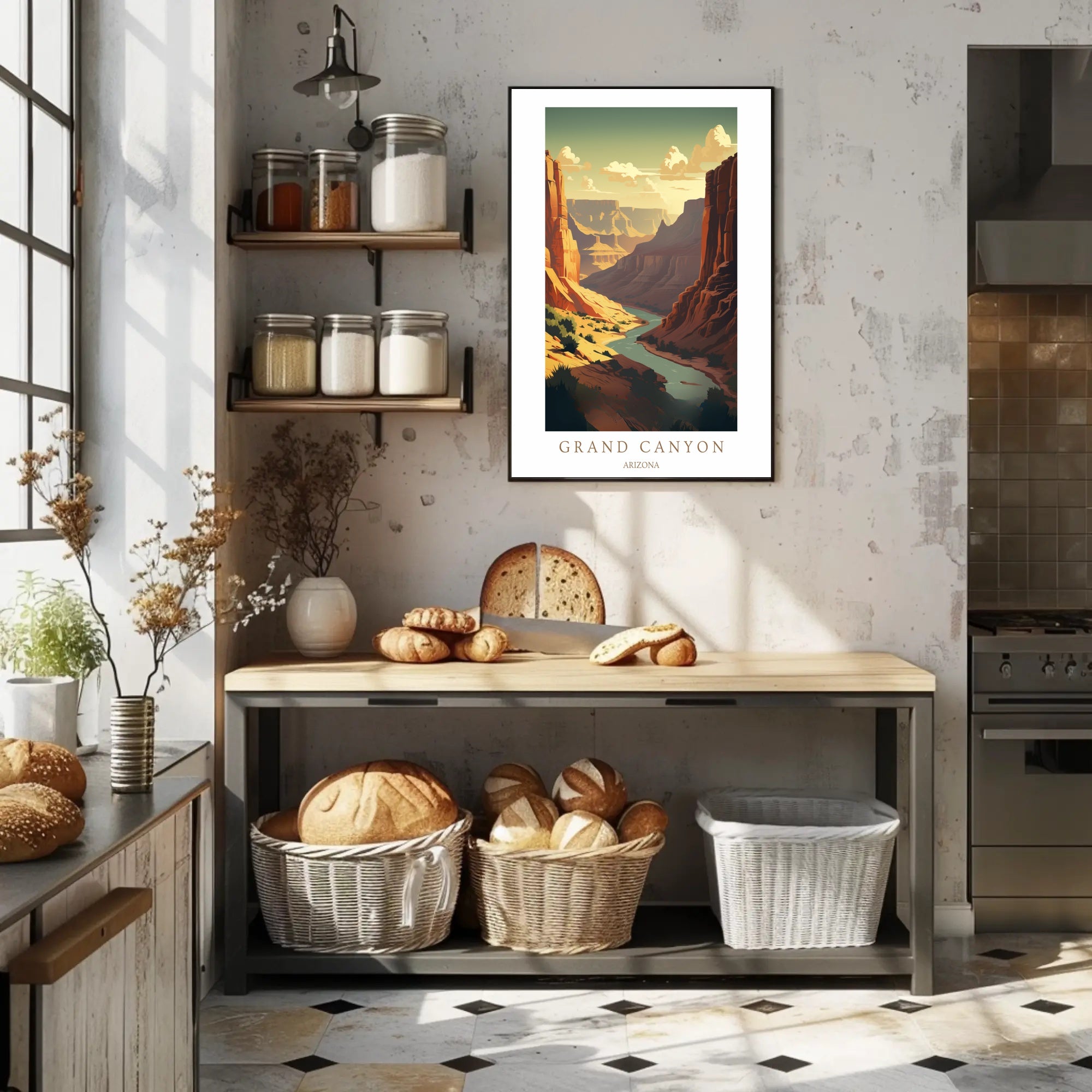 Majestic Grand Canyon Poster PosterGoat
