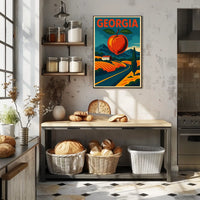 Georgia Peach Poster