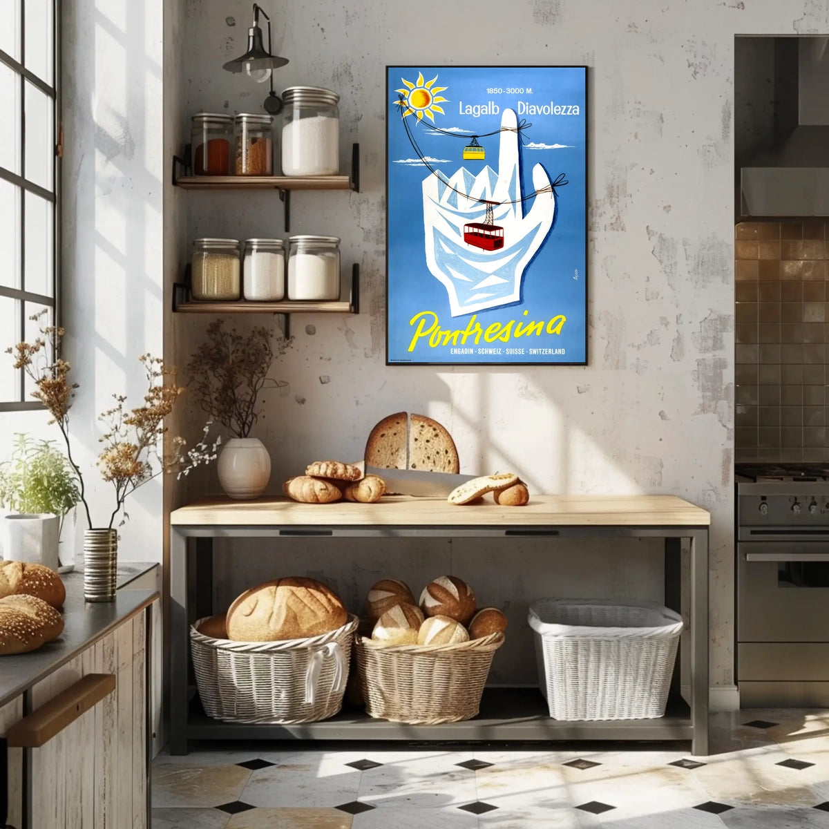 Pontresina Lagalb Diavolezza Poster