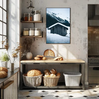 Winter Mountain Retreat Poster