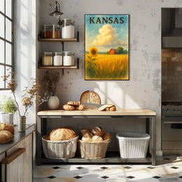 Kansas Landscape Poster