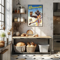 Braunwald Winter Sports Poster PosterGoat