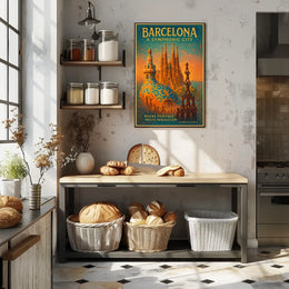 Barcelona A Symphonic City Poster