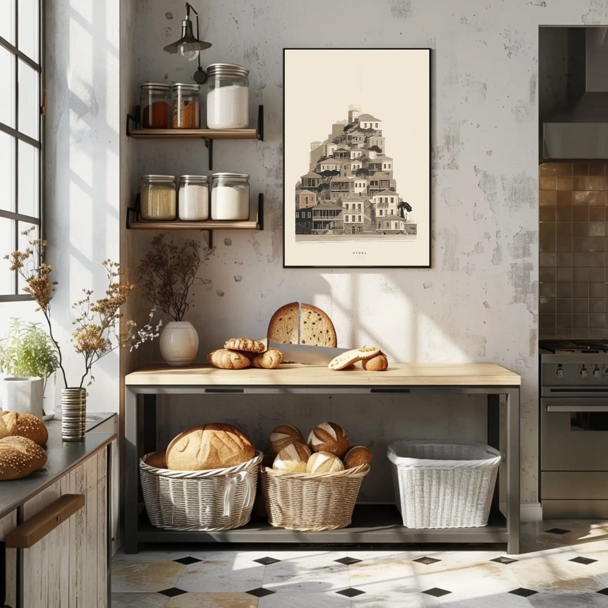 Hydra Architectural Serenity Poster