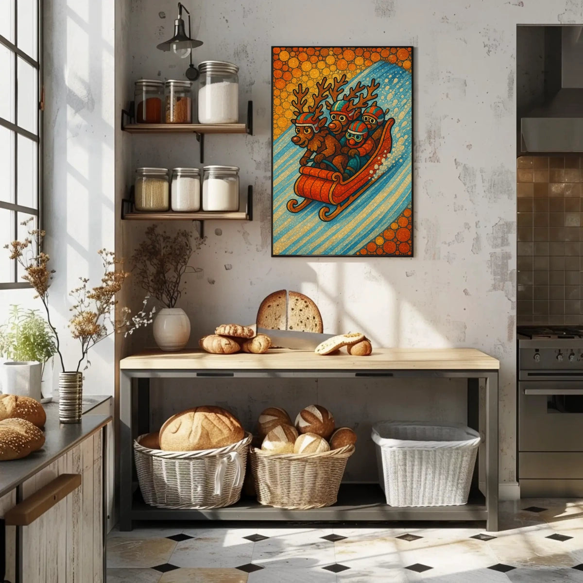 Reindeer Racing Adventure Poster