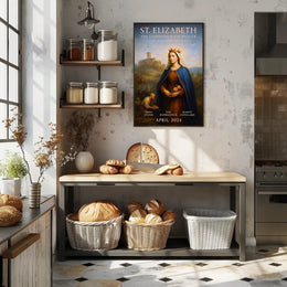 St. Elizabeth The Compassionate Healer Poster PosterGoat