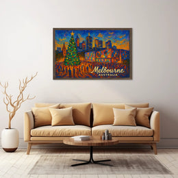 Christmas in Melbourne Poster