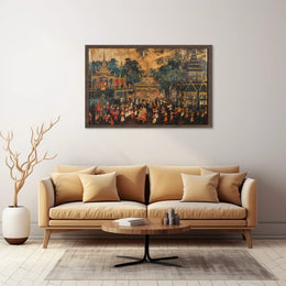 Southeast Asian Cultural Celebration Art Poster Print