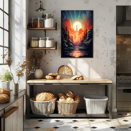 Celestial Launch Poster