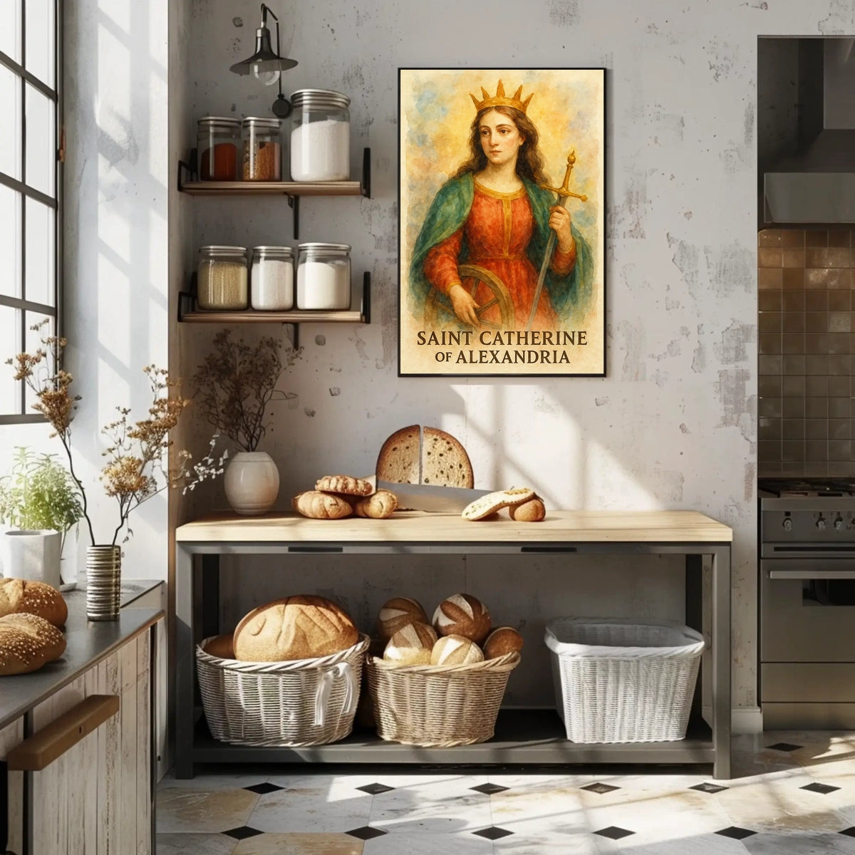 Saint Catherine of Alexandria Poster