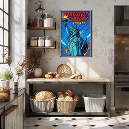 Statue of Liberty Icon of Freedom Poster PosterGoat