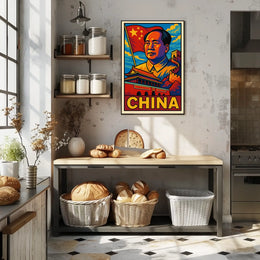 Iconic Leader Of China Poster