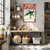 Davos Ice Skating Event Poster