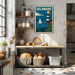 Delaware Coastal Charm Poster