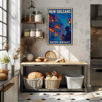 New Orleans Bayou Bright Poster
