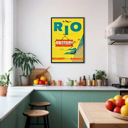 Rio Braniff International Airways Poster