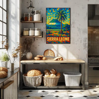 Sierra Leone Vibrant Landscape Poster