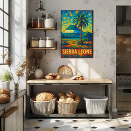 Sierra Leone Vibrant Landscape Poster