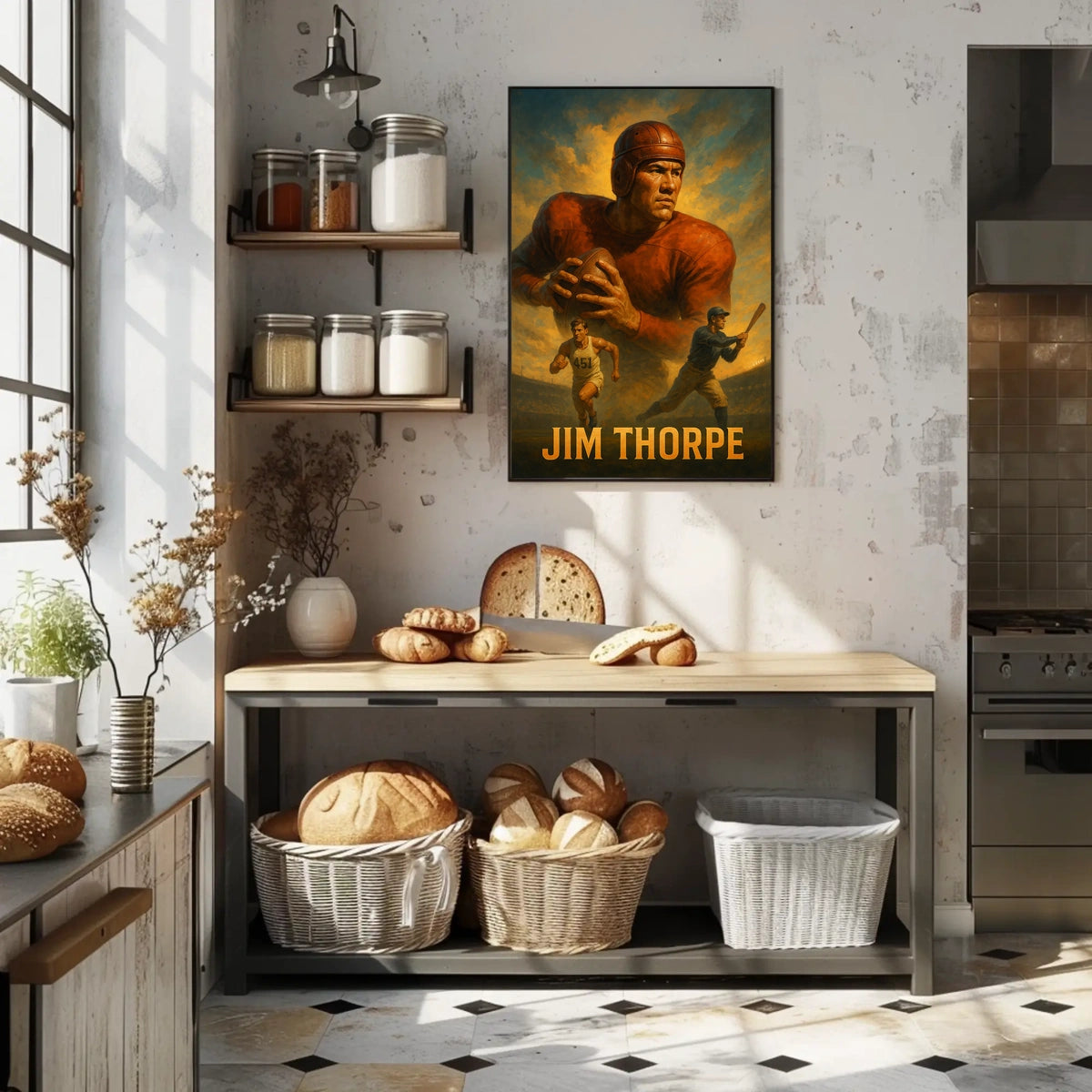 Jim Thorpe A Legendary Athlete Poster