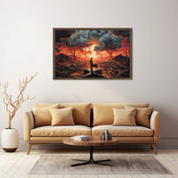 Dreamlike Surreal Landscape in Abstract or Artistic Poster