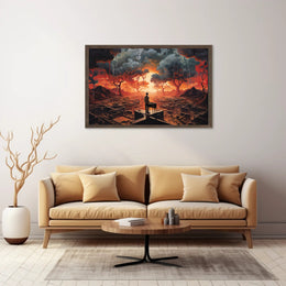 Dreamlike Surreal Landscape in Abstract or Artistic Poster
