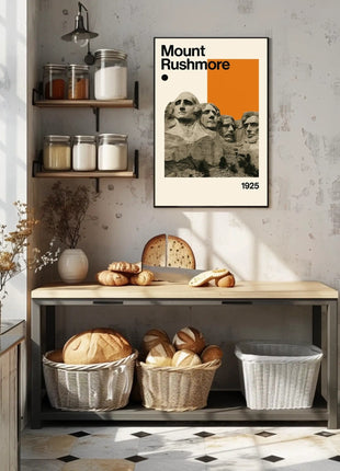 Mount Rushmore Landmark Art Print: Historical or Presidential Poster