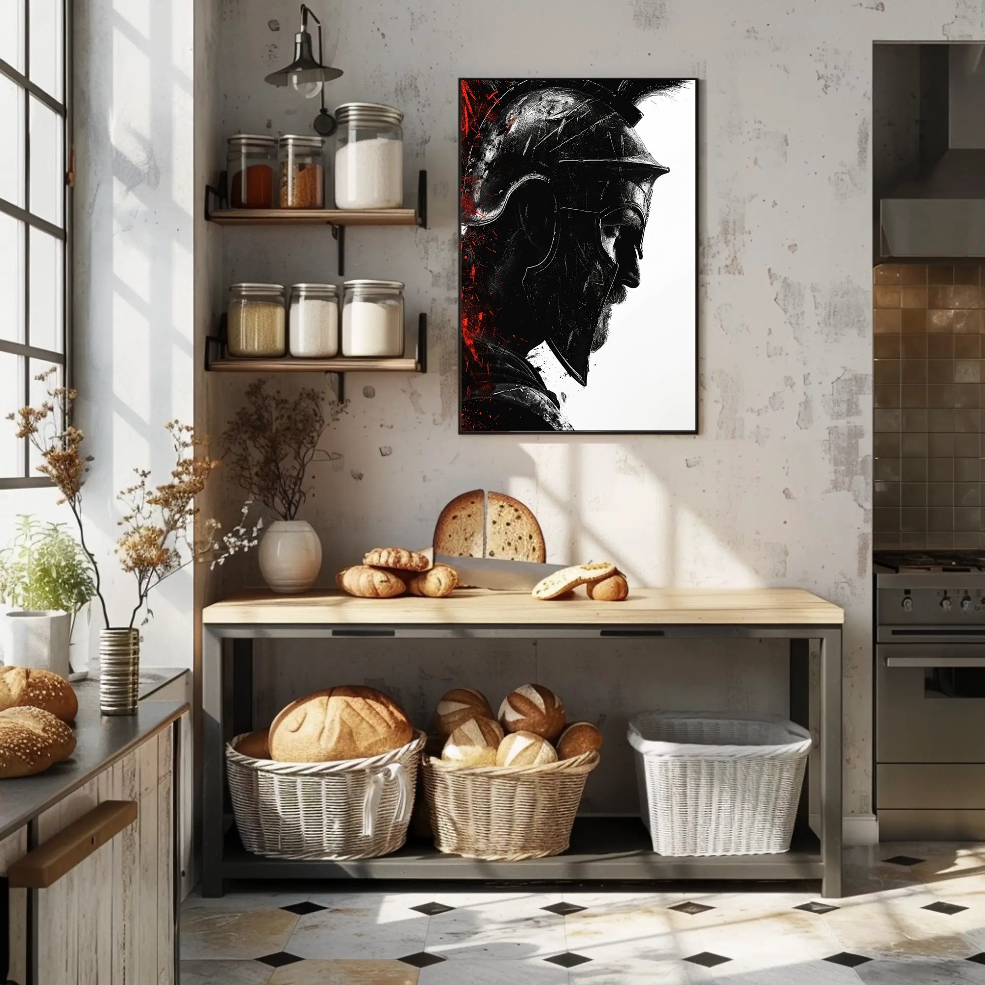 Warrior's Resolve Poster PosterGoat