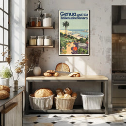 Genua Und Die Italienische Riviera Poster