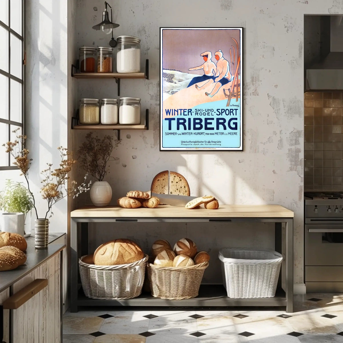 Winter Sports in Triberg Poster