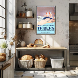 Winter Sports in Triberg Poster