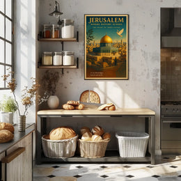 Jerusalem Where History Echoes Poster
