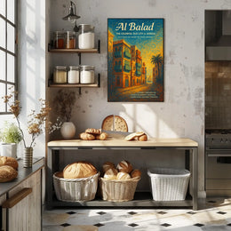 Al Balad The Colorful Old City Of Poster