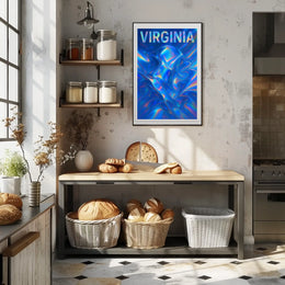 Virginia Abstract Expression Abstract Poster