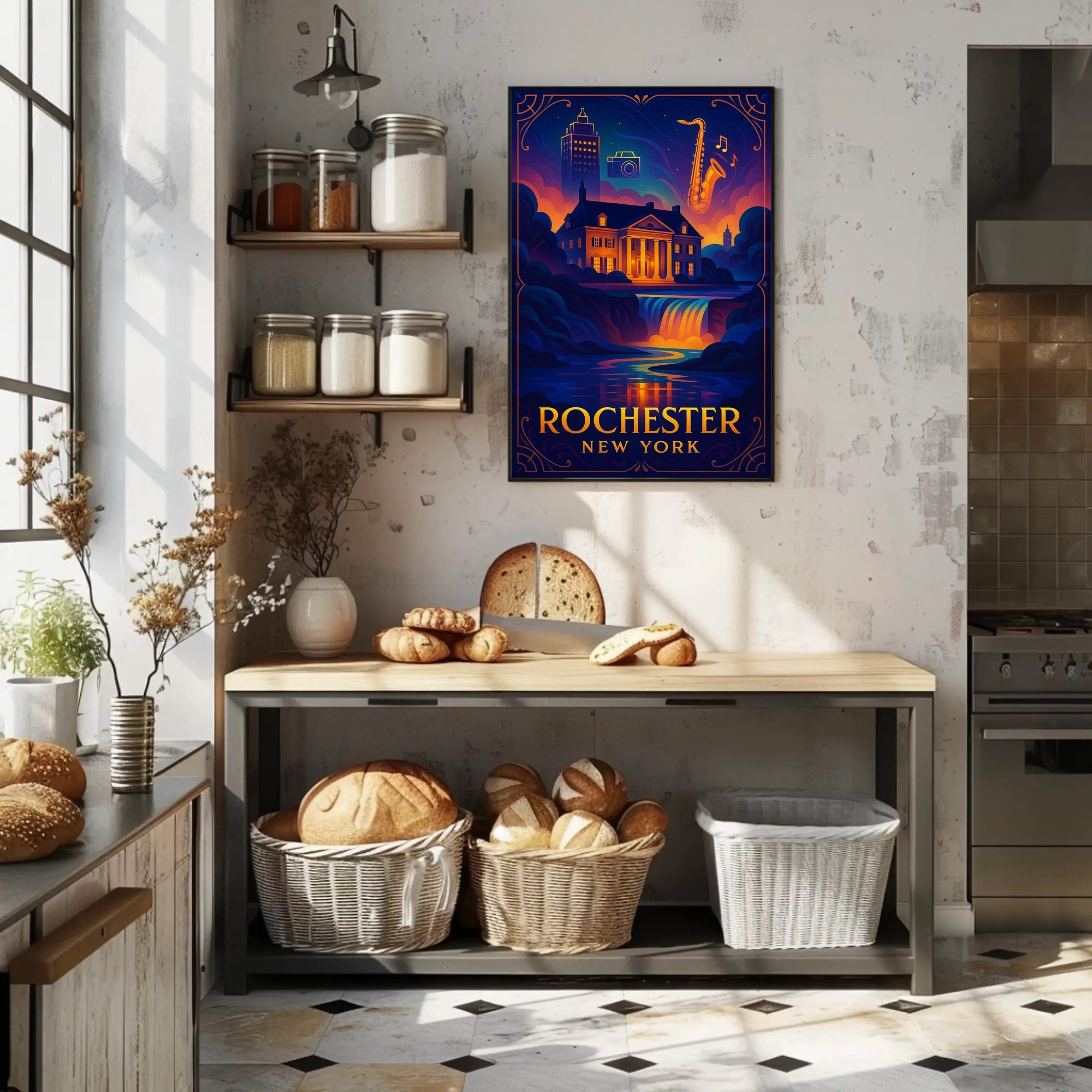 Rochester New York Scenic Poster