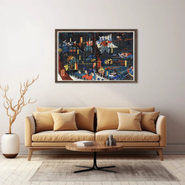 Samurai Battle Art Print: Cultural or Heritage Poster