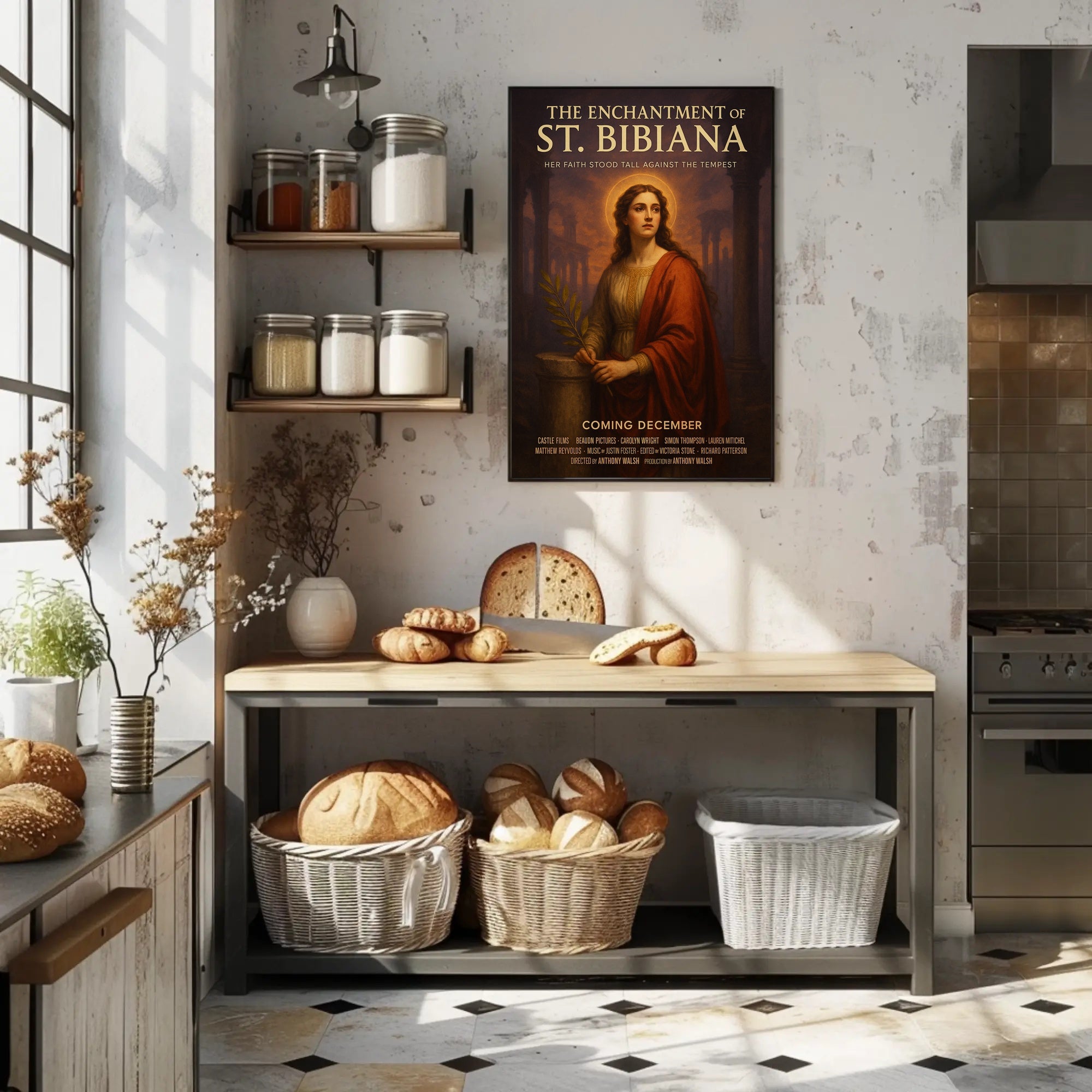 The Enchantment of St. Bibiana Historical Poster PosterGoat