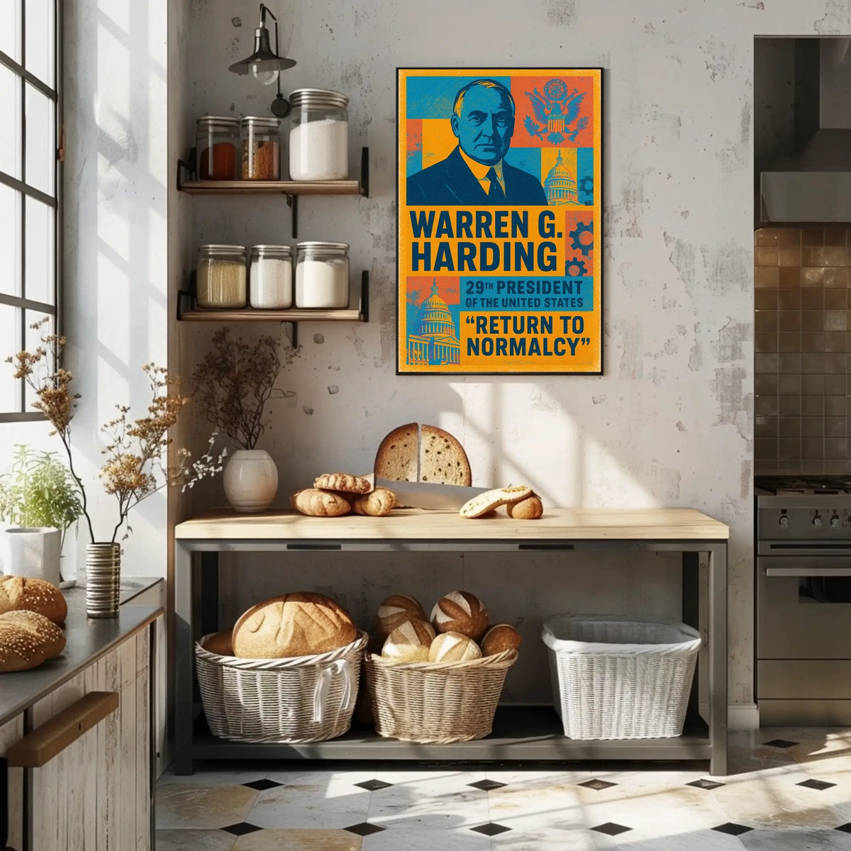 Warren G. Harding 29th President Poster