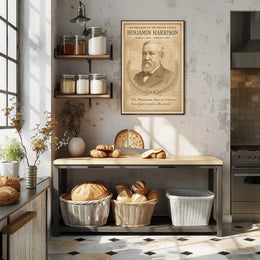 Benjamin Harrison 23rd President Poster