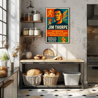 Jim Thorpe Legendary Athlete Poster