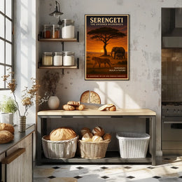 Serengeti The Untamed Wilderness Poster