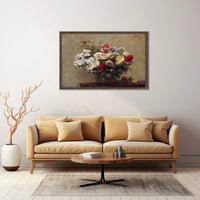Floral Elegance Classic Still Life Artistic Poster