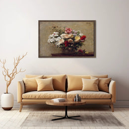 Floral Elegance Classic Still Life Artistic Poster